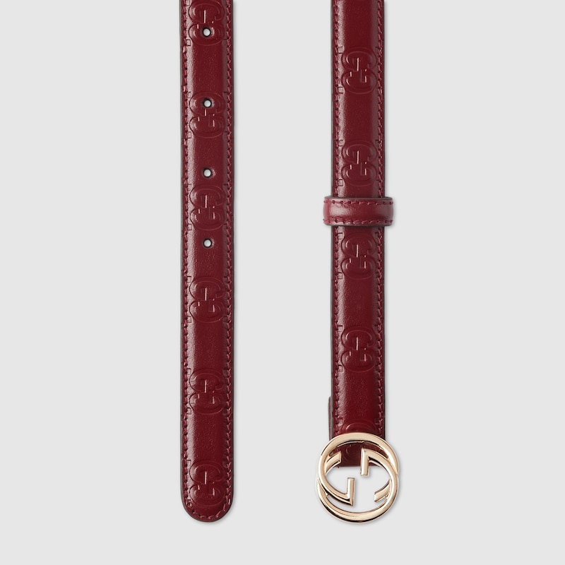 Belt with Interlocking G buckle - Image 2